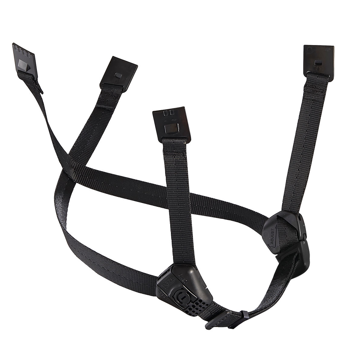 PETZL DUAL kinband voor VERTEX® en STRATO® helm - Zwart - Standaard