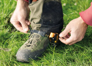 PETZL PANTIN® CLICK Voetstijgklem met kliksysteem - Rechtervoet - Geel - Afbeelding 2
