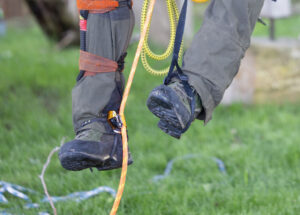 PETZL PANTIN® CLICK Voetstijgklem met kliksysteem - Rechtervoet - Geel - Afbeelding 4
