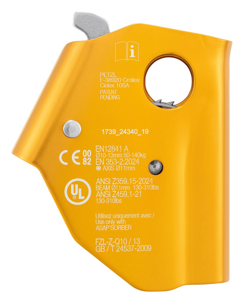PETZL ASAP® Mobiele antivalbeveiliging - Op touw - Afbeelding 2