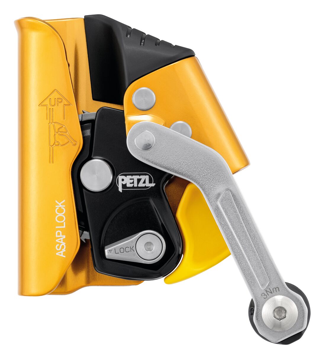 PETZL ASAP® LOCK Mobiele antivalbeveiliging - Op touw - Antiverliessysteem - Blokkeerfunctie
