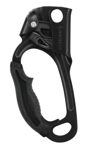 PETZL ASCENSION Handstijgklem - Linkerhand - Zwart