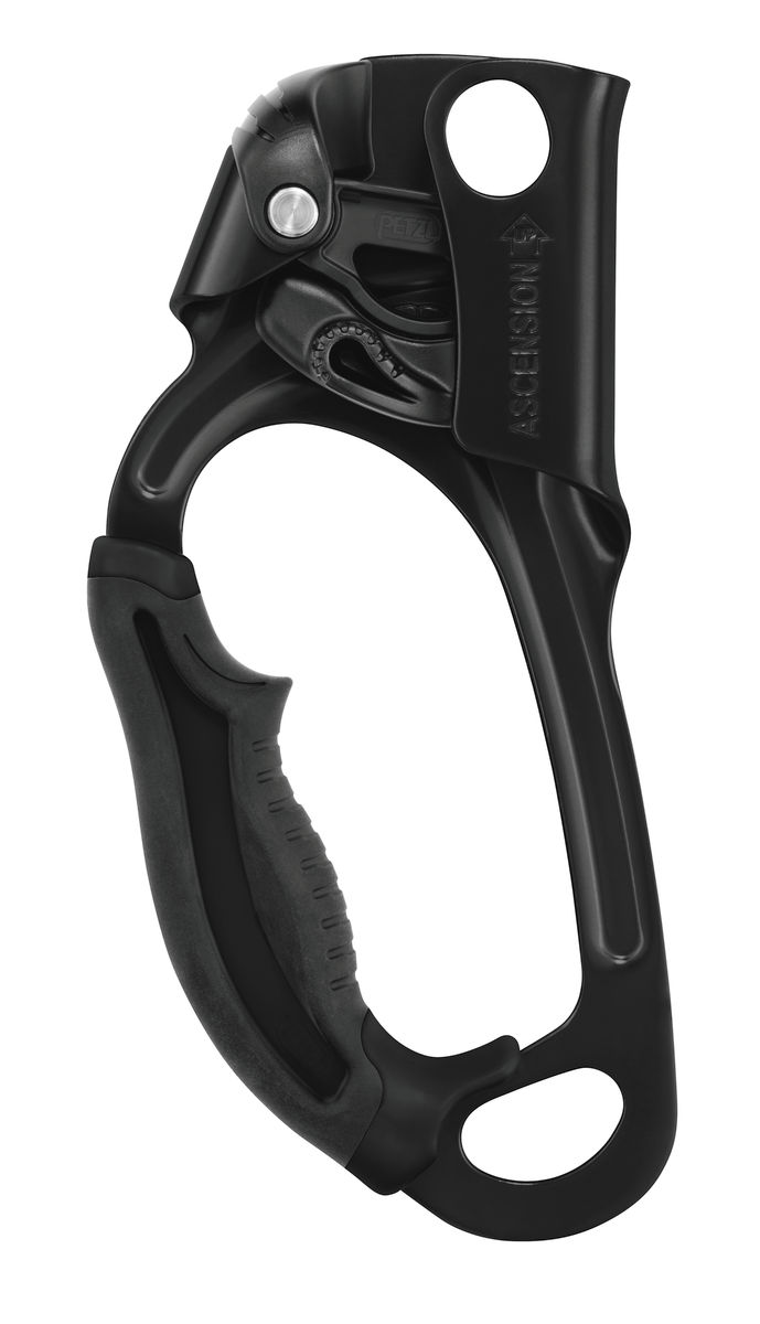 PETZL ASCENSION Handstijgklem - Linkerhand - Zwart