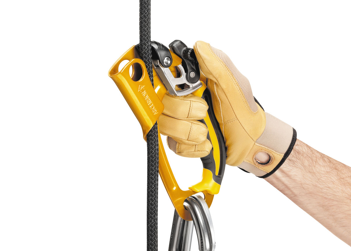PETZL ASCENSION Handstijgklem - Rechterhand - Zwart/Geel - Afbeelding 2