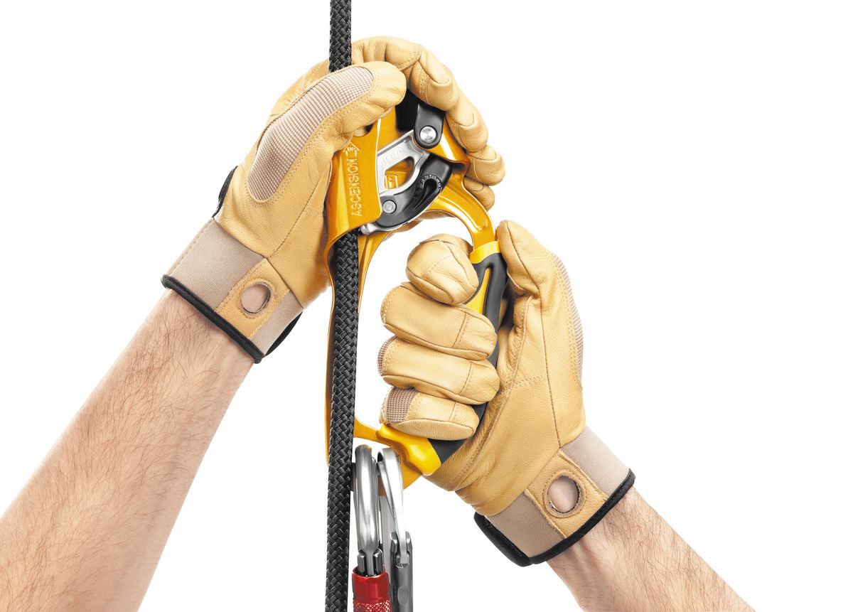 PETZL ASCENSION Handstijgklem - Rechterhand - Zwart/Geel - Afbeelding 3