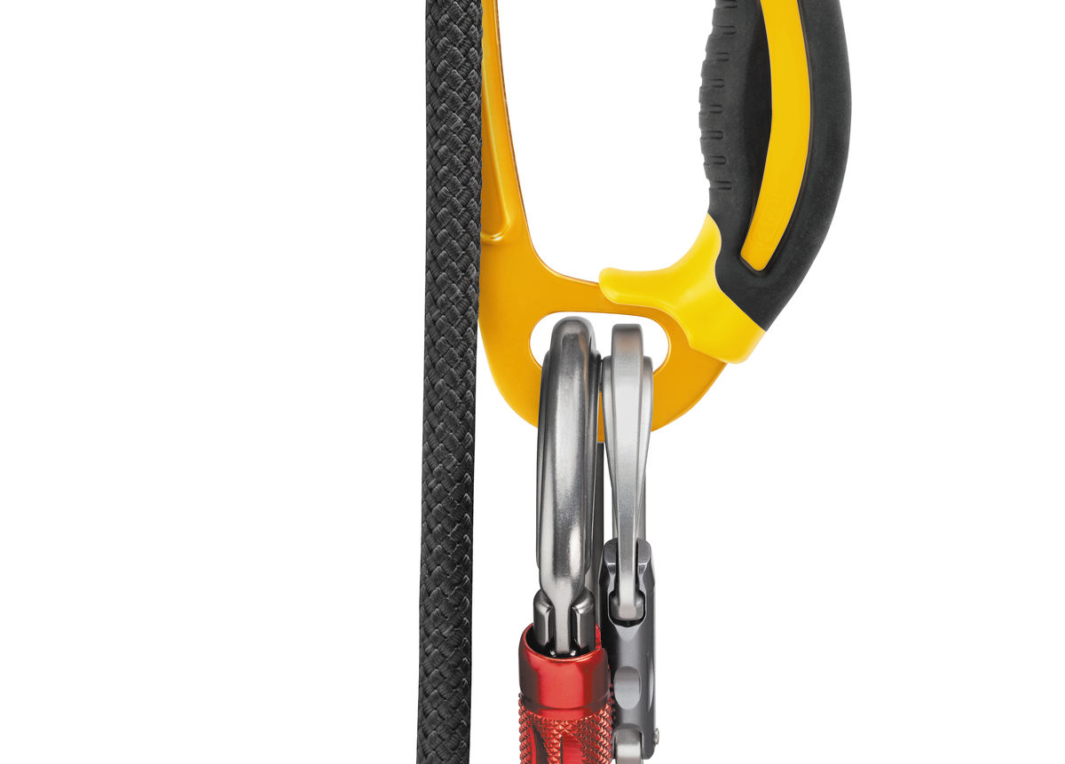 PETZL ASCENSION Handstijgklem - Rechterhand - Zwart/Geel - Afbeelding 4