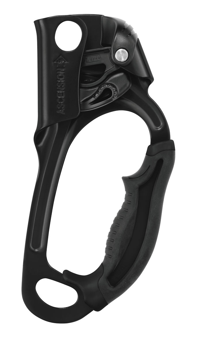 PETZL ASCENSION Handstijgklem - Rechterhand - Zwart