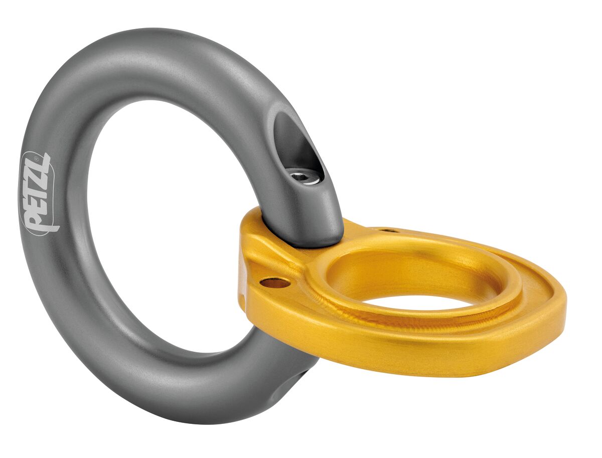 PETZL RING2RING Dubbele ring voor zitgordels met beugels in textiel