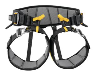 PETZL FALCON® ASCENT Reddingsharnas - Maat 1 - Zwart/Geel