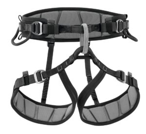 PETZL FALCON® MOUNTAIN Reddingsharnas - Maat 1 - Zwart/Grijs