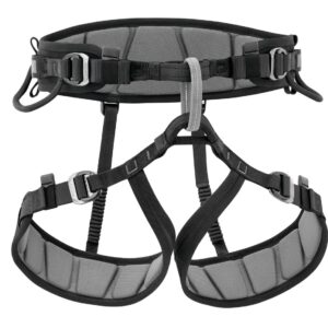 PETZL FALCON® MOUNTAIN Reddingsharnas - Maat 1 - Zwart/Grijs