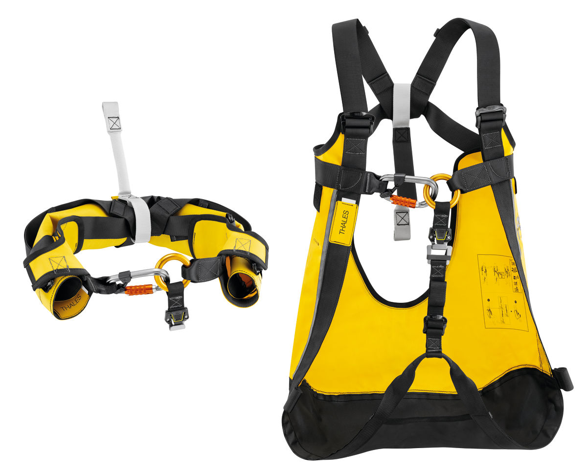 PETZL THALES Beveiligingsvest en evacuatiedriehoek met schouderriemen