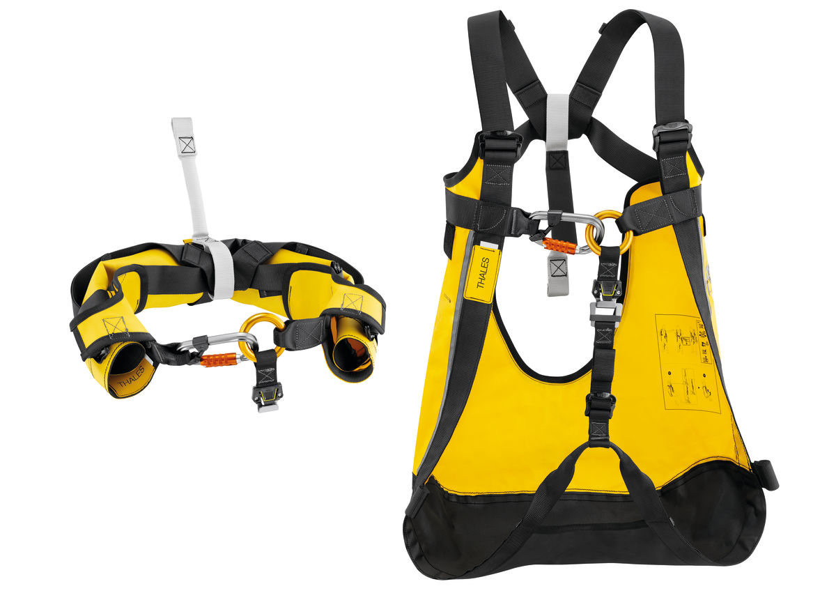 PETZL THALES Beveiligingsvest en evacuatiedriehoek met schouderriemen - Afbeelding 2