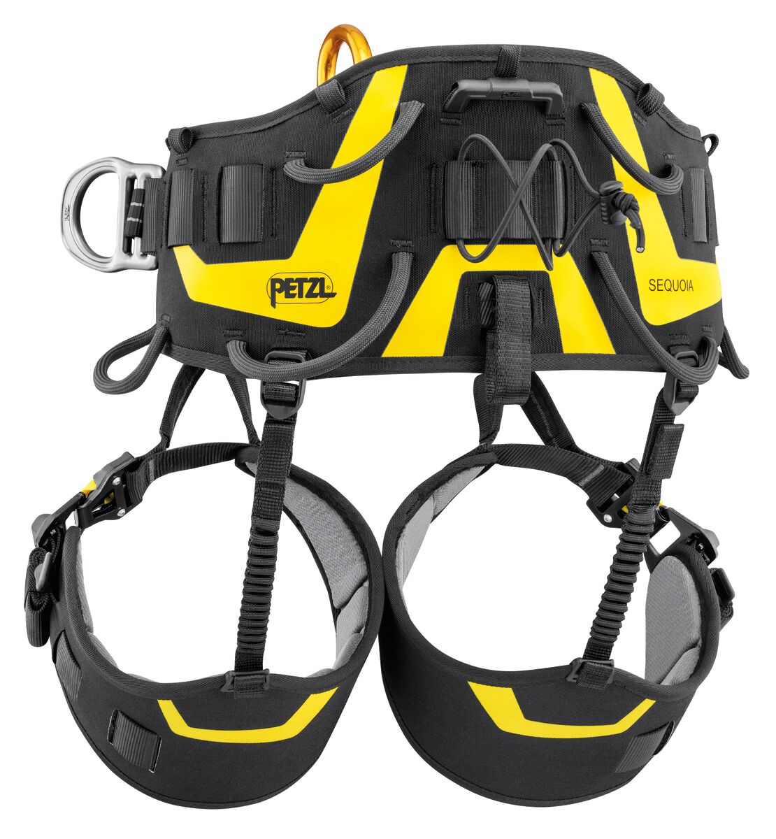 PETZL SEQUOIA® Boomsnoeiharnas met zitgordel - Maat 0 - Zwart/Geel - 2026 - Afbeelding 2