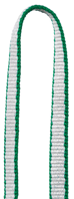 PETZL ST'ANNEAU Genaaide bandlus - Lichtgewicht - 24CM - Groen