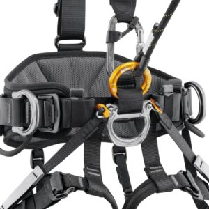 PETZL AVAO® Antivalharnas - Maat 2 - Zwart/Geel - EU - Afbeelding 3