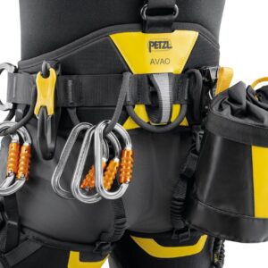 PETZL AVAO® Antivalharnas - Maat 2 - Zwart/Geel - EU - Afbeelding 4