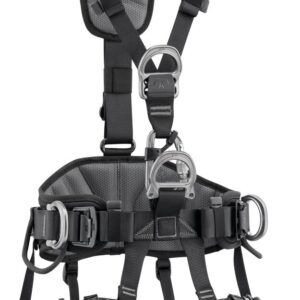 PETZL AVAO® FAST Antivalharnas - Maat 0 - Zwart/Geel - EU
