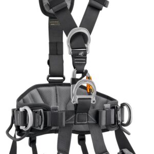 PETZL AVAO® Antivalharnas - Maat 0 - Zwart/Geel - International