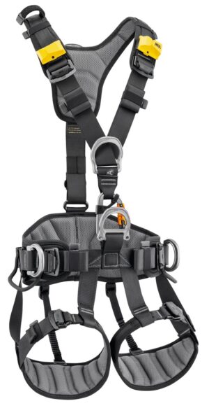 PETZL AVAO® Antivalharnas - Maat 0 - Zwart/Geel - International