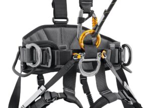 PETZL AVAO® Antivalharnas - Maat 0 - Zwart/Geel - International - Afbeelding 3