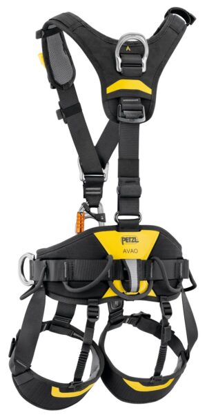 PETZL AVAO® Antivalharnas - Maat 0 - Zwart/Geel - International - Afbeelding 5