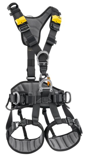 PETZL AVAO® FAST Antivalharnas - Maat 0 - Zwart - International