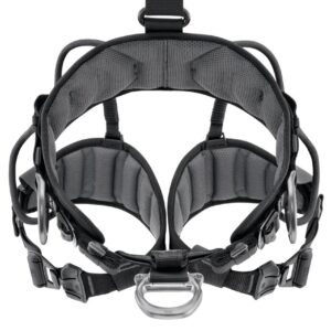PETZL AVAO® FAST Antivalharnas - Maat 1 - Zwart/Geel - International - Afbeelding 2