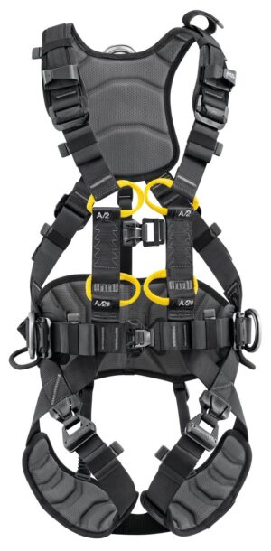 PETZL VOLT® WIND 2026 Antivalharnas - Maat 1 - Geel/Zwart - International