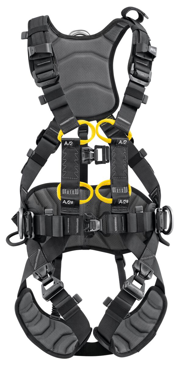 PETZL VOLT® WIND 2026 Antivalharnas - Maat 1 - Geel/Zwart - International