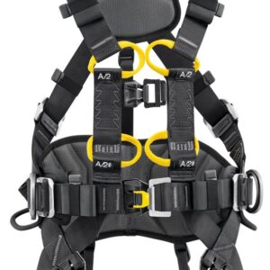 PETZL VOLT® WIND OFFSHORE Antivalharnas - Maat 0 - Geel/Zwart