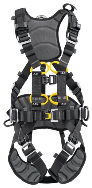 PETZL VOLT® WIND OFFSHORE Antivalharnas - Maat 0 - Geel/Zwart