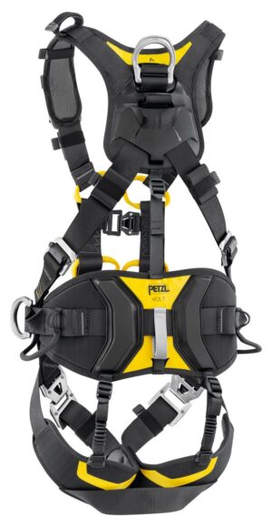 PETZL VOLT® WIND OFFSHORE Antivalharnas - Maat 0 - Geel/Zwart - Afbeelding 6