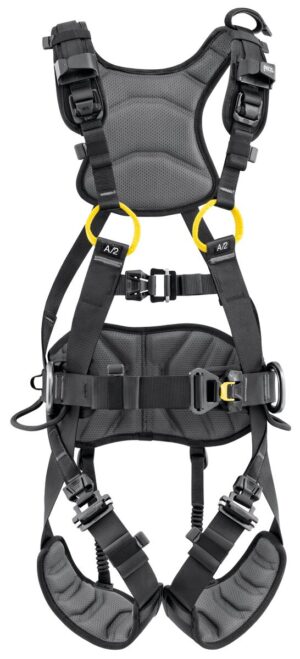 PETZL VOLT® LIGHT Antivalharnas - Maat 0 - Geel/Zwart - EU