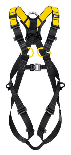 PETZL NEWTON Antivalharnas - Maat 1  - Zwart/Geel - EU