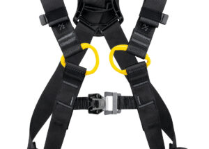 PETZL NEWTON Antivalharnas - Maat 1  - Zwart/Geel - EU - Afbeelding 2