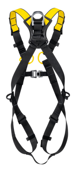 PETZL NEWTON Antivalharnas - Maat 1  - Zwart/Geel - EU - Afbeelding 5