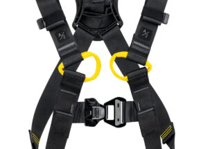 PETZL NEWTON Antivalharnas - Maat 1  - Zwart/Geel - International - Afbeelding 2