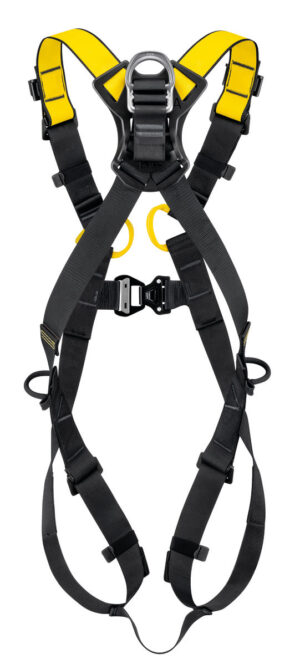 PETZL NEWTON Antivalharnas - Maat 1  - Zwart/Geel - International - Afbeelding 5