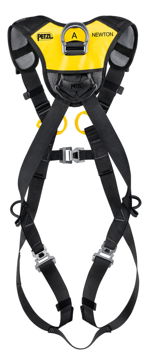 PETZL NEWTON FAST Antivalharnas - Maat 1 - Zwart/Geel - EU - Afbeelding 6