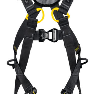 PETZL NEWTON FAST Antivalharnas - Maat 2  - Zwart/Geel - International