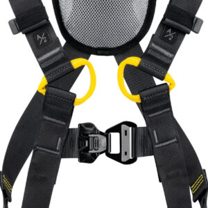 PETZL NEWTON FAST Antivalharnas - Maat 2 - Zwart/Geel - International - Afbeelding 2