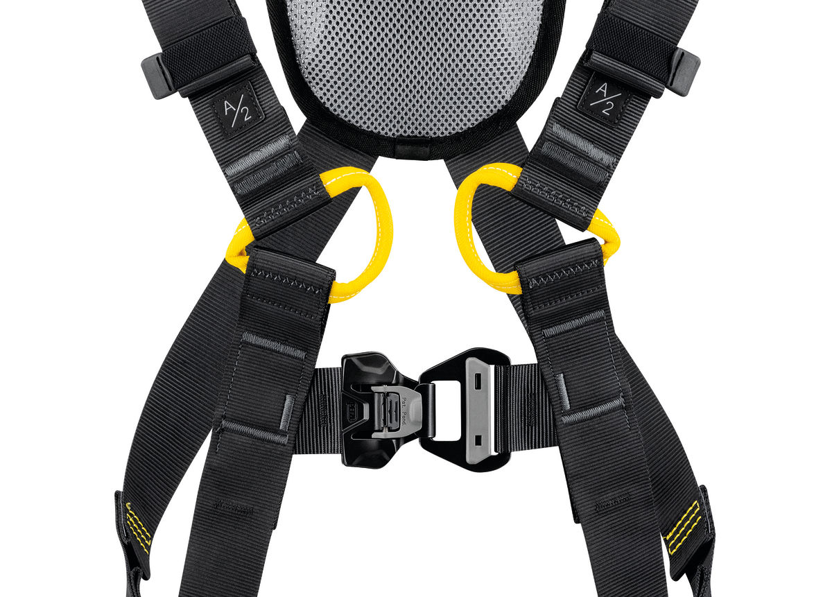 PETZL NEWTON FAST Antivalharnas - Maat 2 - Zwart/Geel - International - Afbeelding 2