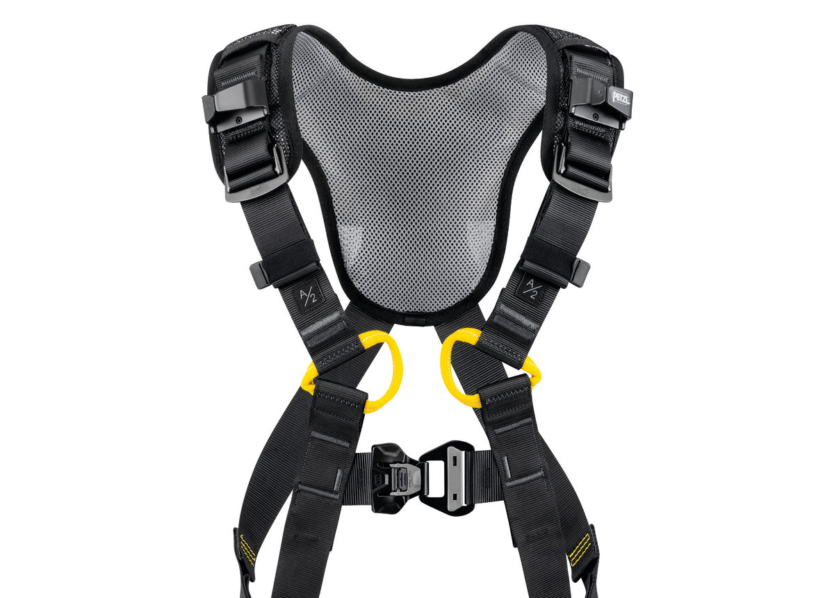 PETZL NEWTON FAST Antivalharnas - Maat 2 - Zwart/Geel - International - Afbeelding 4