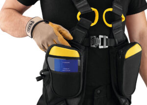 PETZL NEWTON EASYFIT Antivalharnas - Maat 0 - Zwart/Geel - EU - Afbeelding 2