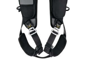PETZL NEWTON EASYFIT Antivalharnas - Maat 0 - Zwart/Geel - EU - Afbeelding 4