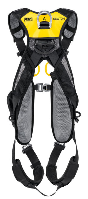PETZL NEWTON EASYFIT Antivalharnas - Maat 0 - Zwart/Geel - EU - Afbeelding 6