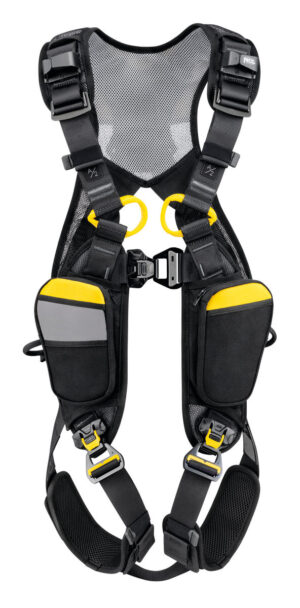 PETZL NEWTON EASYFIT Antivalharnas - Maat 0  - Zwart/Geel - International