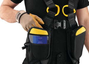 PETZL NEWTON EASYFIT Antivalharnas - Maat 1  - Zwart/Geel - International - Afbeelding 2