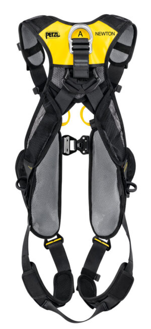 PETZL NEWTON EASYFIT Antivalharnas - Maat 1  - Zwart/Geel - International - Afbeelding 6